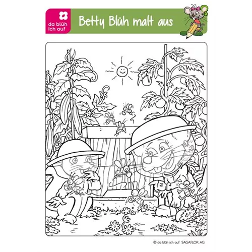 Betty Blüh Ausmalbild 3 26